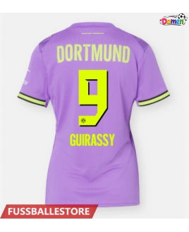Günstige Borussia Dortmund Serhou Guirassy #9 3rd trikot Damen 2026-27 Kurzarm